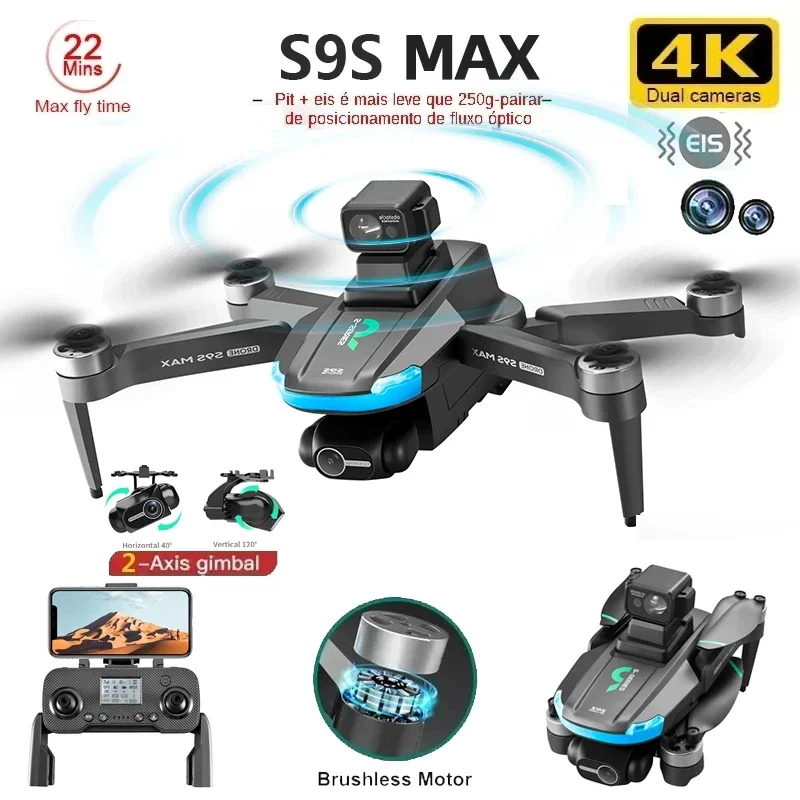 Drone Camera Night Vision - NEW S9S MAX MINI Drone 4K