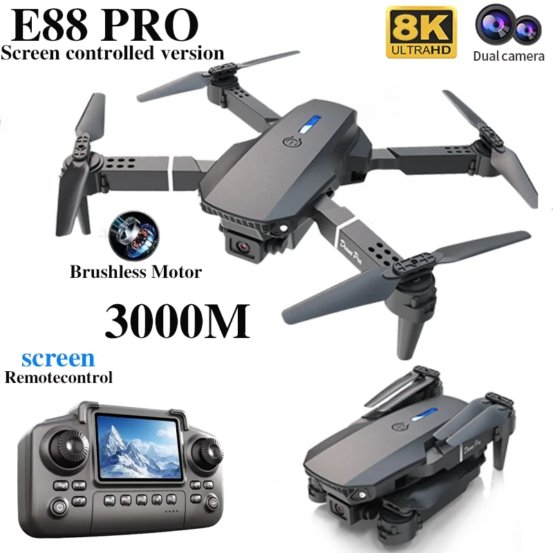 Professional E88 PRO Drone wit - огляд і ціна Drone Camera Mount
