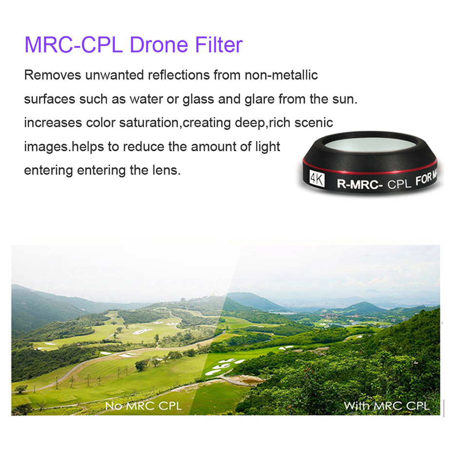 Drone Filter For DJI Mavic Pro - огляд і ціна Drone Camera Filter