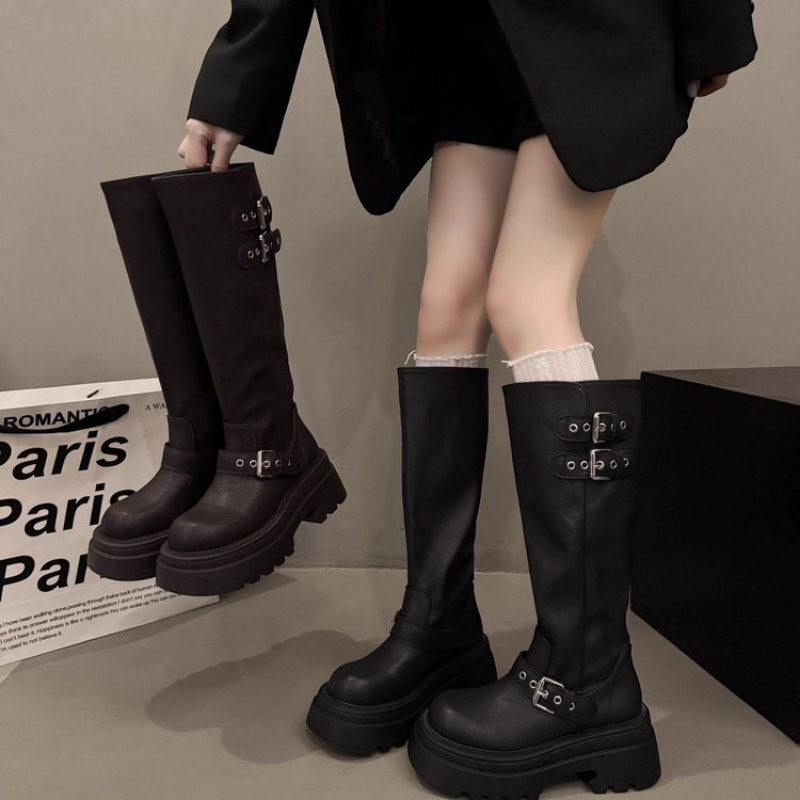 Women Chunky Platform Knee Hig - огляд і ціна Drone Camera Stabilized