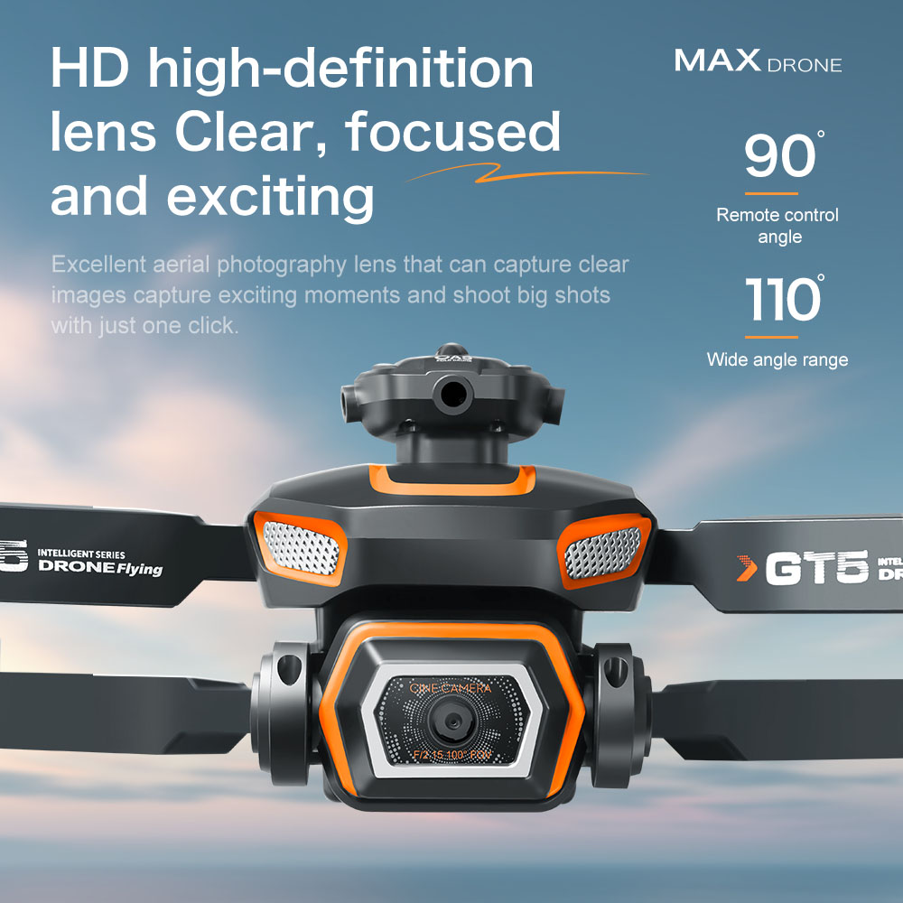 Lenovo GT5 Mini Drone 4K HD du - огляд і ціна Drone Camera Wide Angle