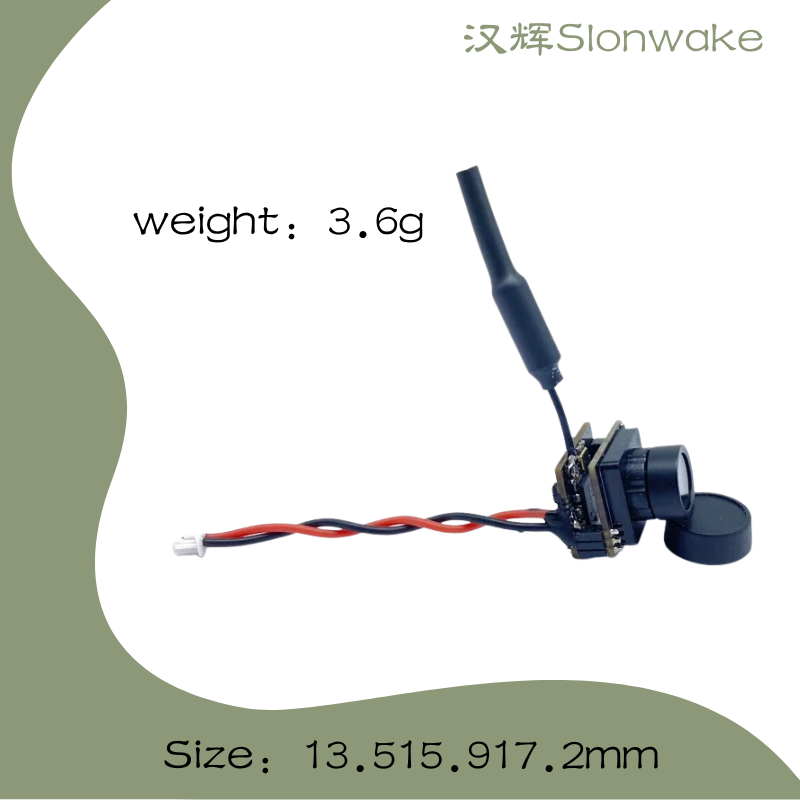 Slonwake 5.8G 48CH 25mW FPV VT - огляд і ціна Drone Camera Wide Angle