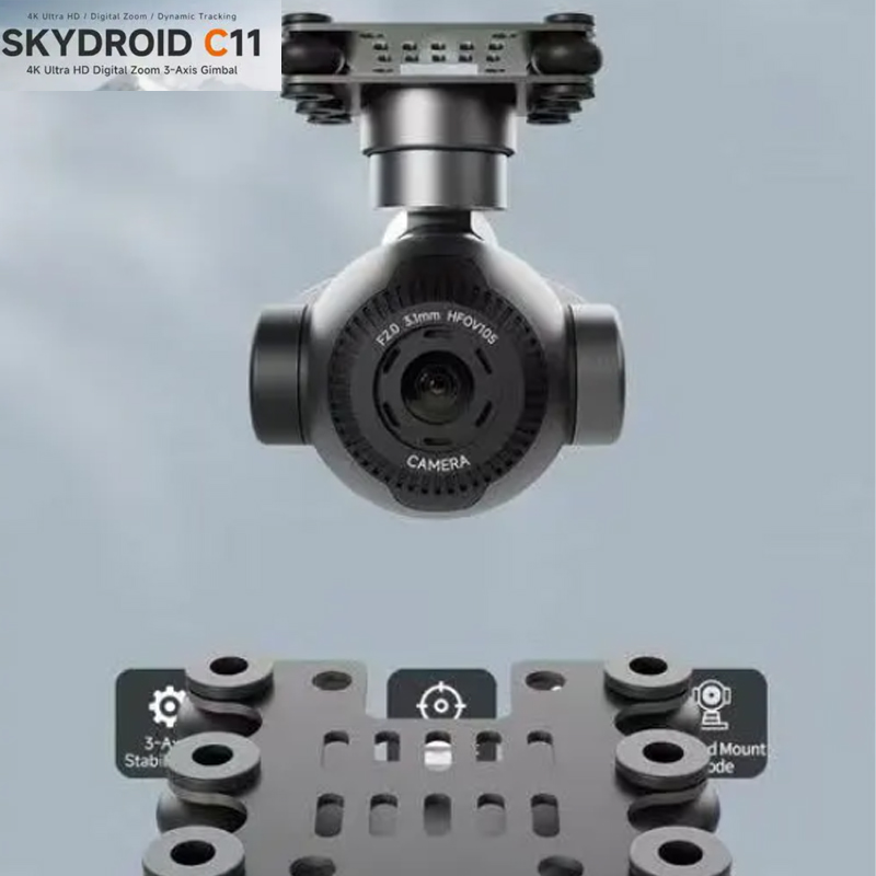 Skydroid C11 4K 3-Axis Gimbal  - огляд і ціна Drone Camera Waterproof