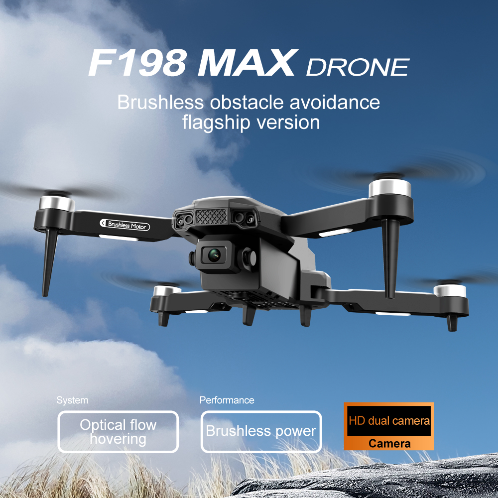 New F198 Drone Professional Du - огляд і ціна Drone Camera Wide Angle