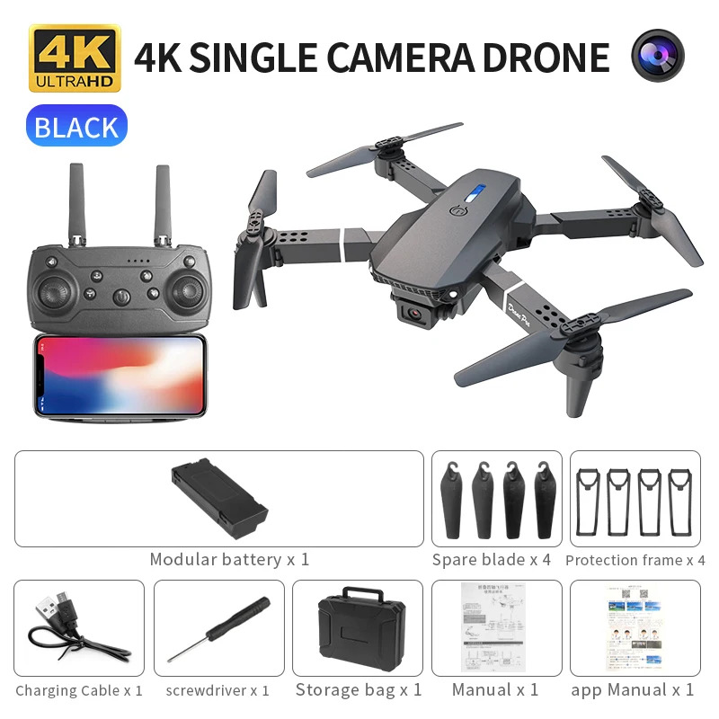 E88 ProIntelligent Folding Dro - огляд і ціна Drone Camera Mount