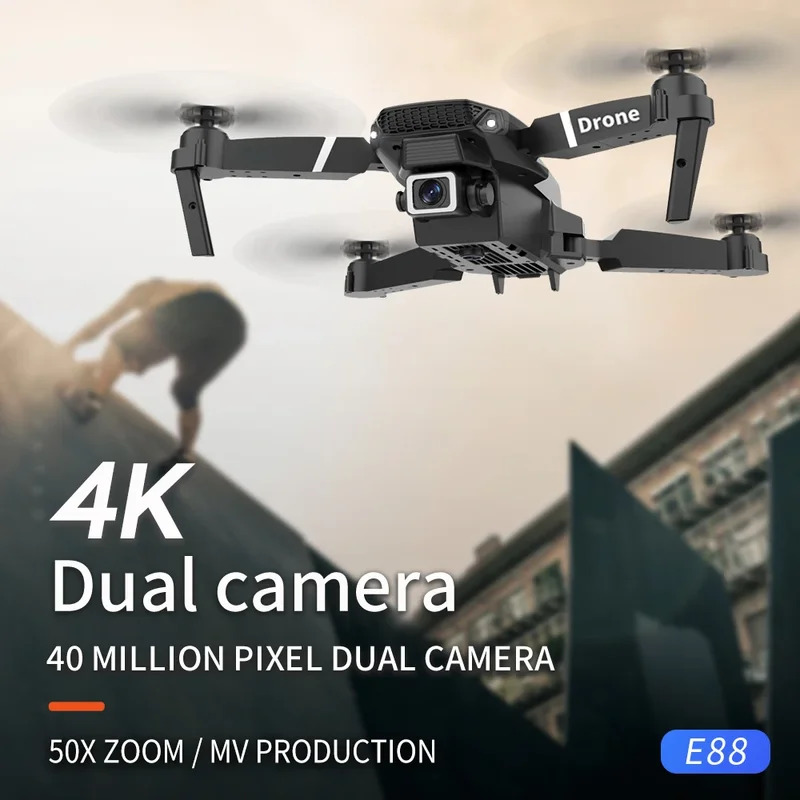 E88 ProIntelligent Folding Dro - огляд і ціна Drone Camera Mount