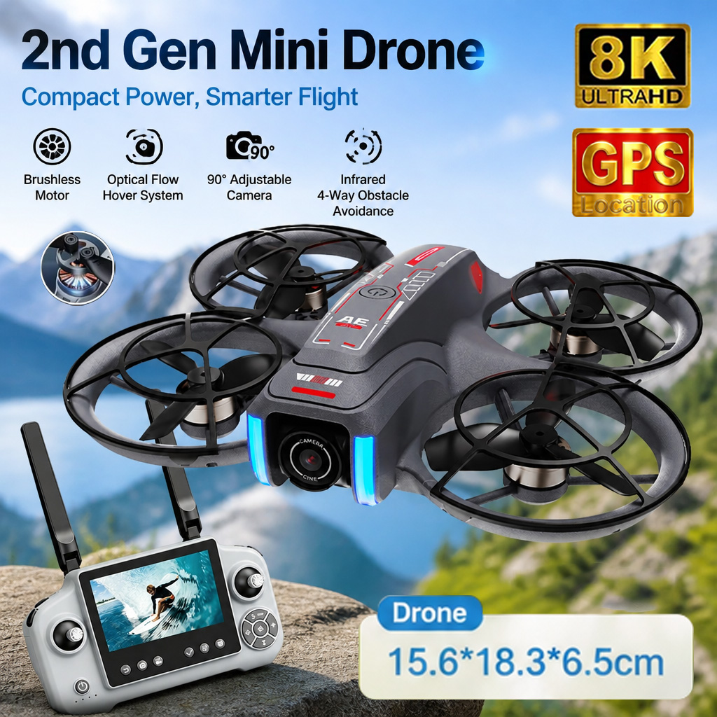 New 2nd AE21 GPS Drone Profess - огляд і ціна Drone Camera Night Vision