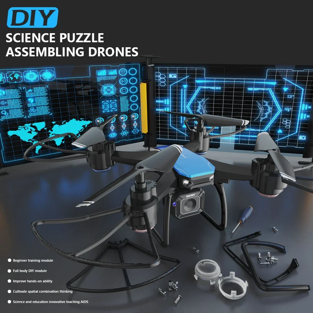 JJRC H108 DIY Teaching Assembl - огляд і ціна Drone Camera 4K