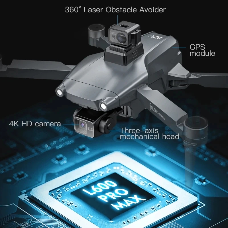 L600 PRO MAX GPS Drone Profess - огляд і ціна Drone Camera Night Vision