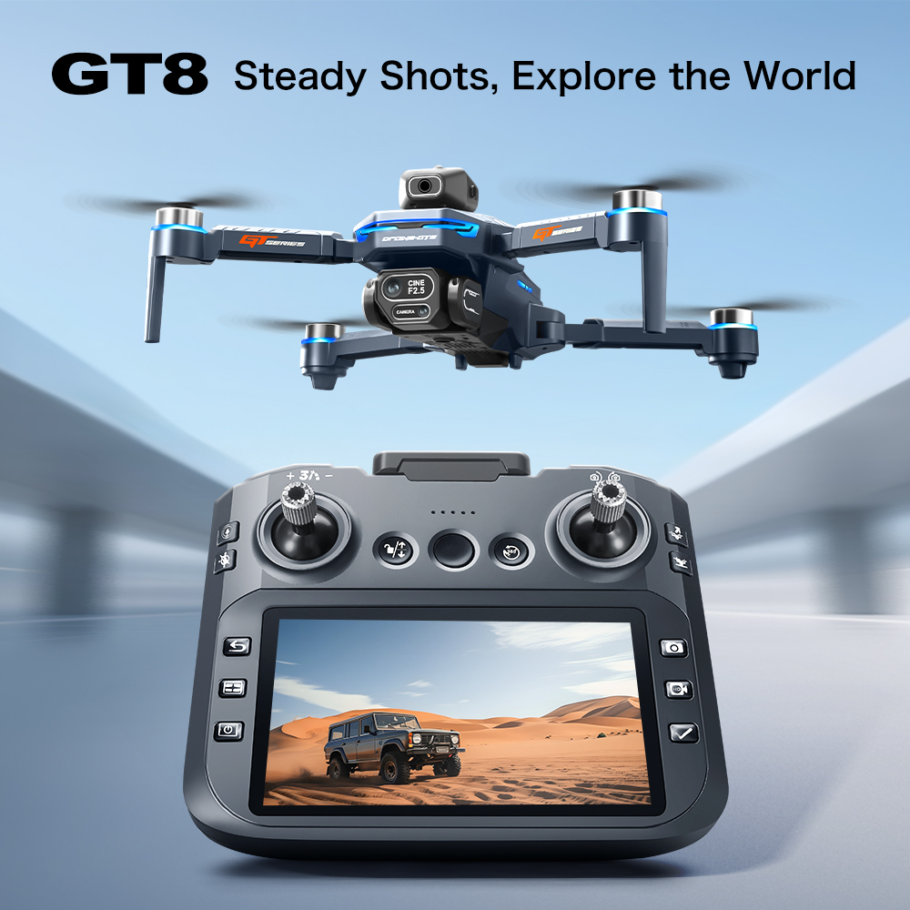 GT8 Obstacle Avoidance Aerial  - огляд і ціна Drone Camera 4K