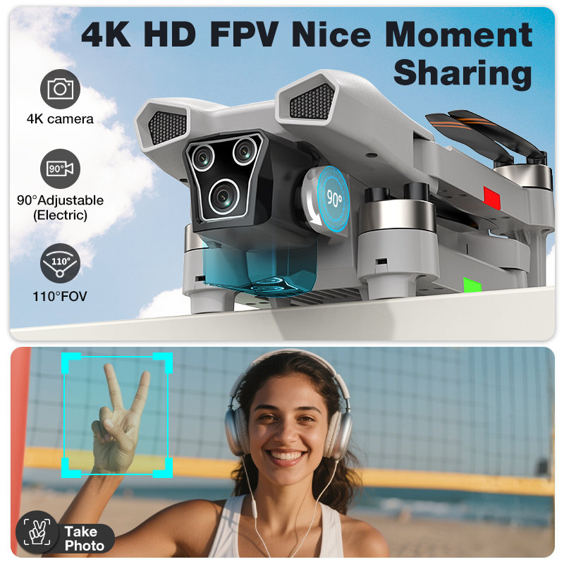 NEW Hot L017 Pro Drone Brushle - огляд і ціна Drone Camera Mount
