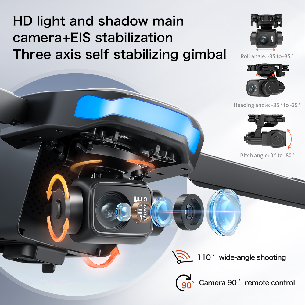 New S-X1 MAX Drone GPS 8K Prof - огляд і ціна Drone Camera Mount